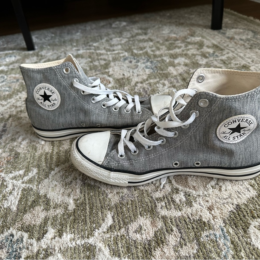 Converse Charcoal High-Top Sneakers